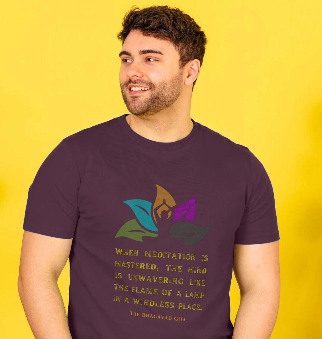 🇬🇧 Meditation: The Ultimate Mind Medicine (Dark) - Unisex Organic Cotton T-Shirt