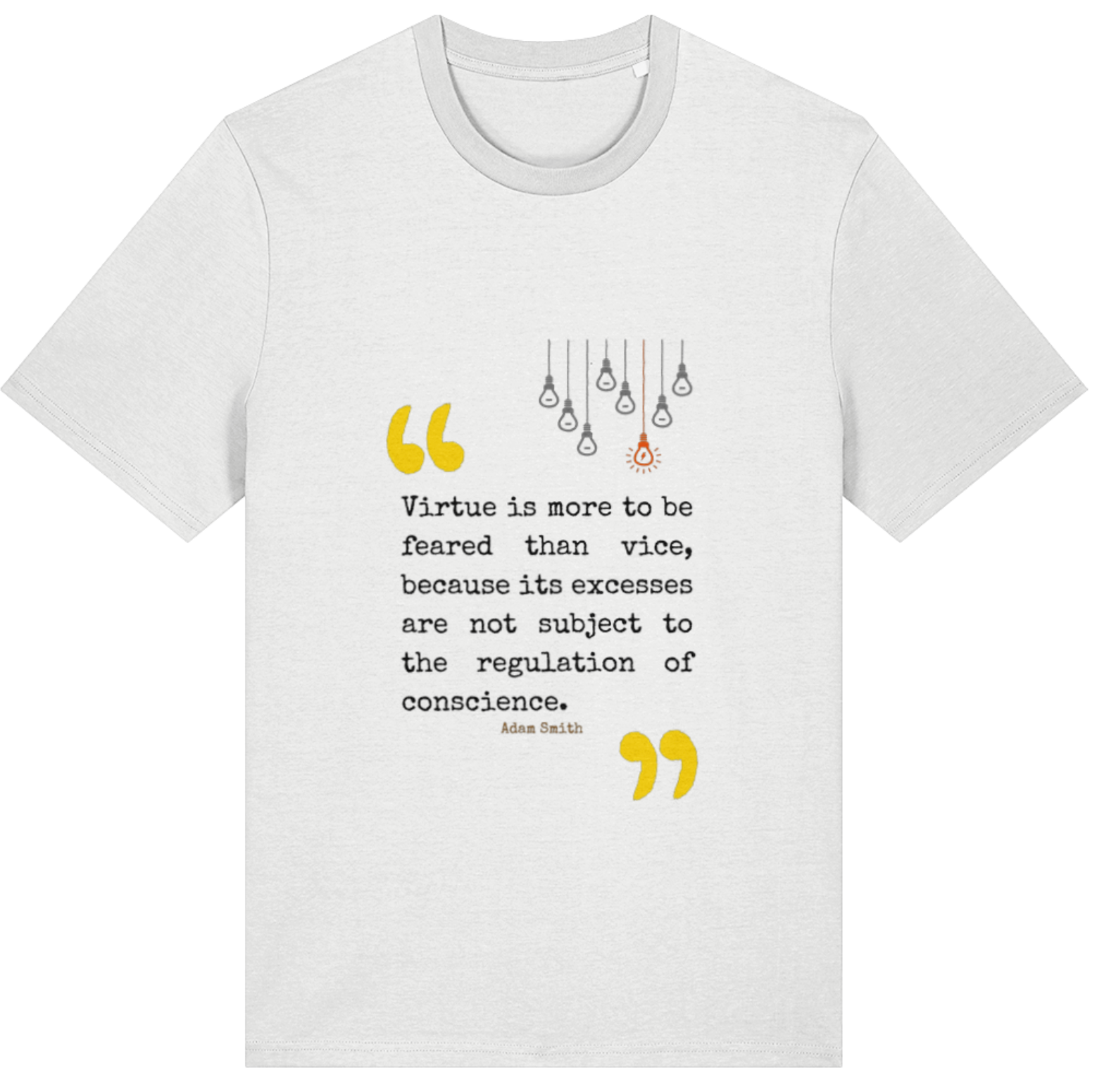 Organic Cotton Virtue Is More To Be Feared Than Vice - Unisex Tee