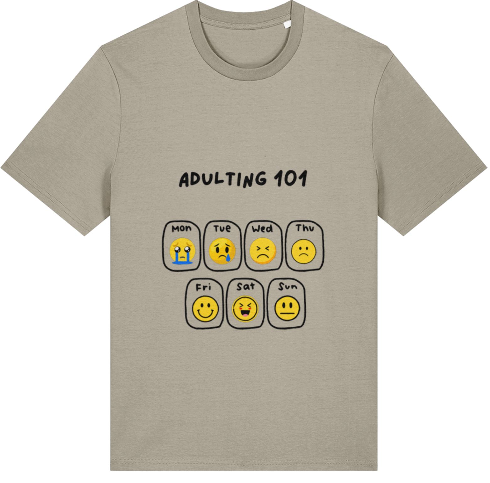 Organic Cotton Funny Adulting 101 - Unisex Tee