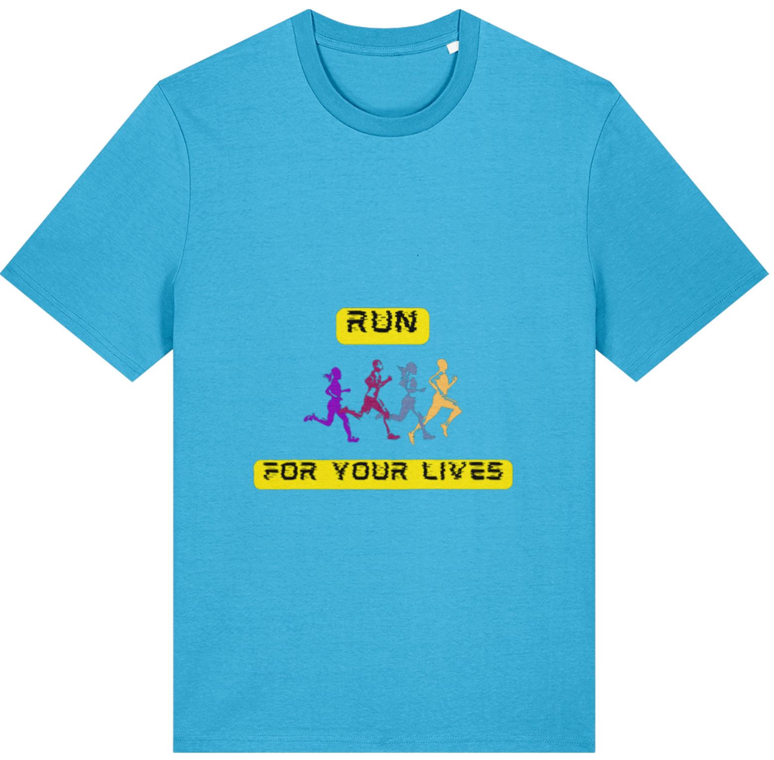 Organic Cotton Run For Your Lives - Unisex Tee