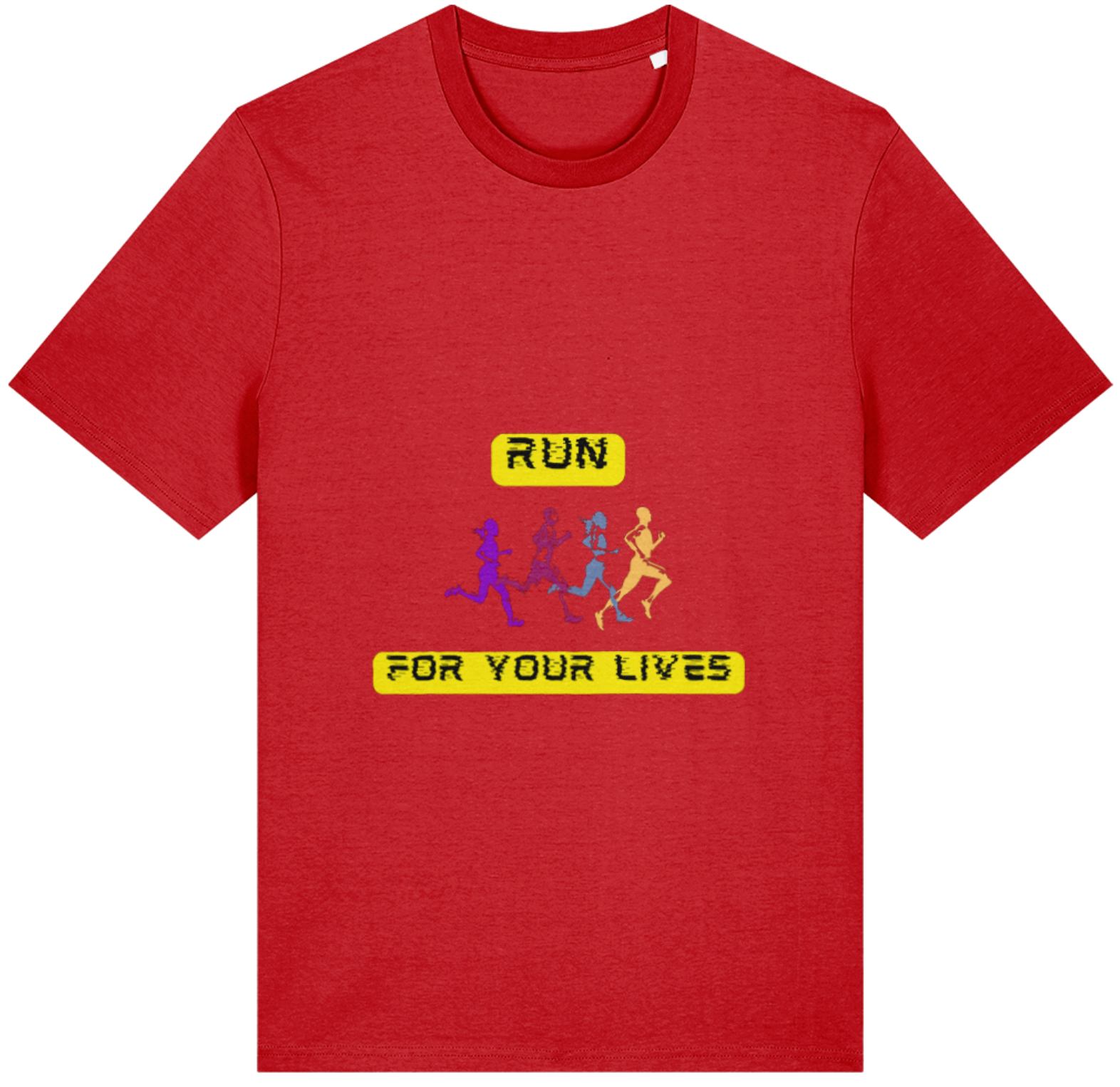 Organic Cotton Run For Your Lives - Unisex Tee