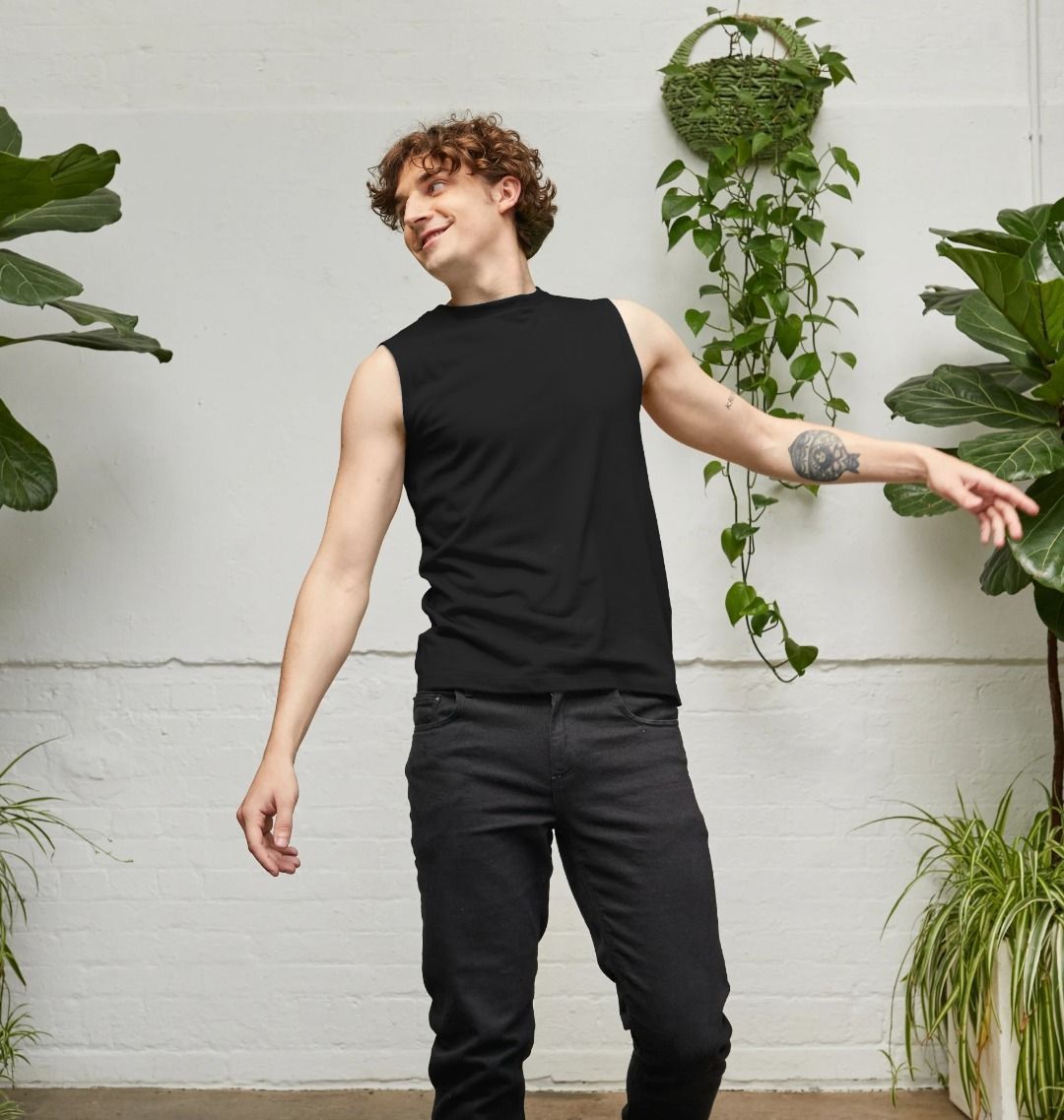 🇬🇧 Empty Canvas - Men's Organic Cotton Vest