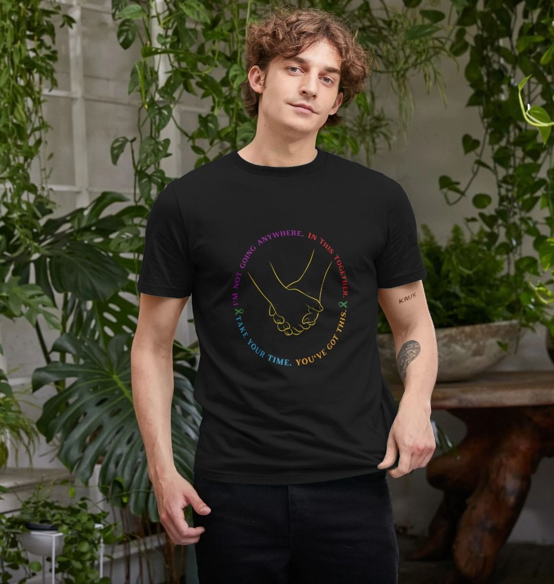 🇬🇧 I'm Not Going Anywhere In This Together Take Your Time You've Got This - Unisex Organic Cotton T-Shirt