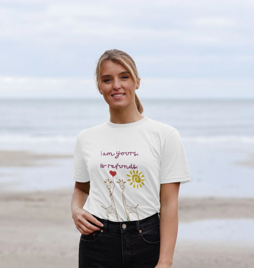🇬🇧 I Am Yours No Refunds - Unisex Organic Cotton T-Shirt
