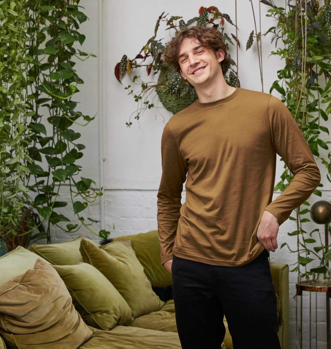 🇬🇧 Empty Canvas - Men's Organic Long Sleeve T-shirt