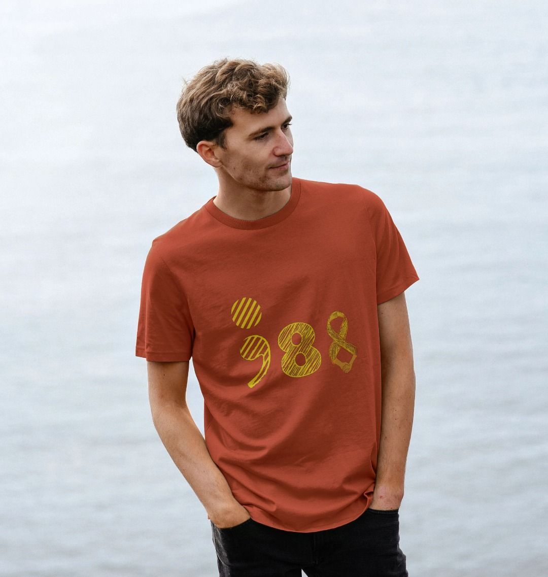 🇬🇧 988 - Unisex Organic Cotton T-Shirt