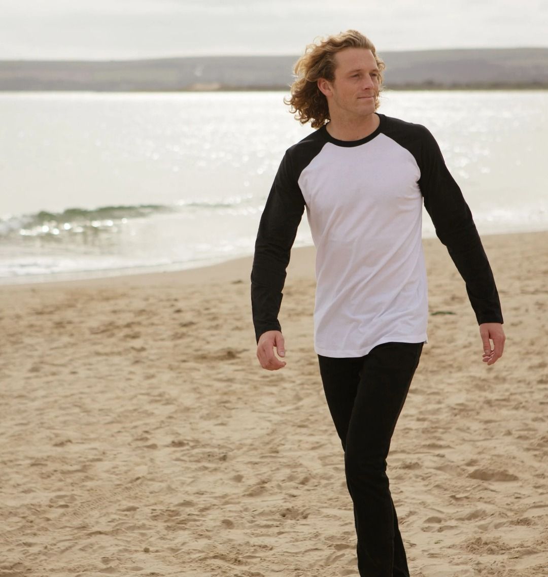 🇬🇧 Empty Canvas - Men's Organic Baseball T-shirt