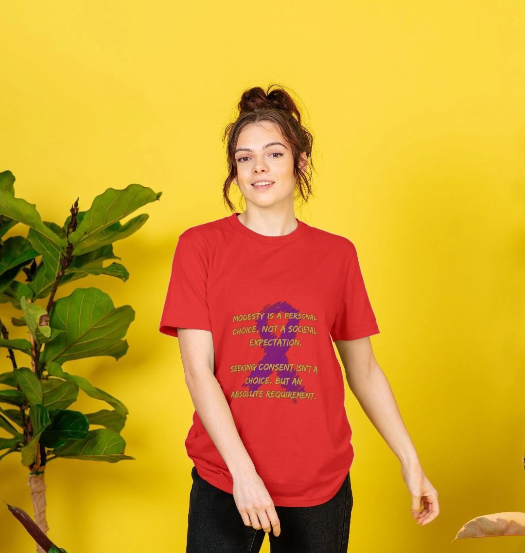 🇬🇧 Modesty Is A Personal Choice (Dark) - Unisex Organic Cotton T-Shirt
