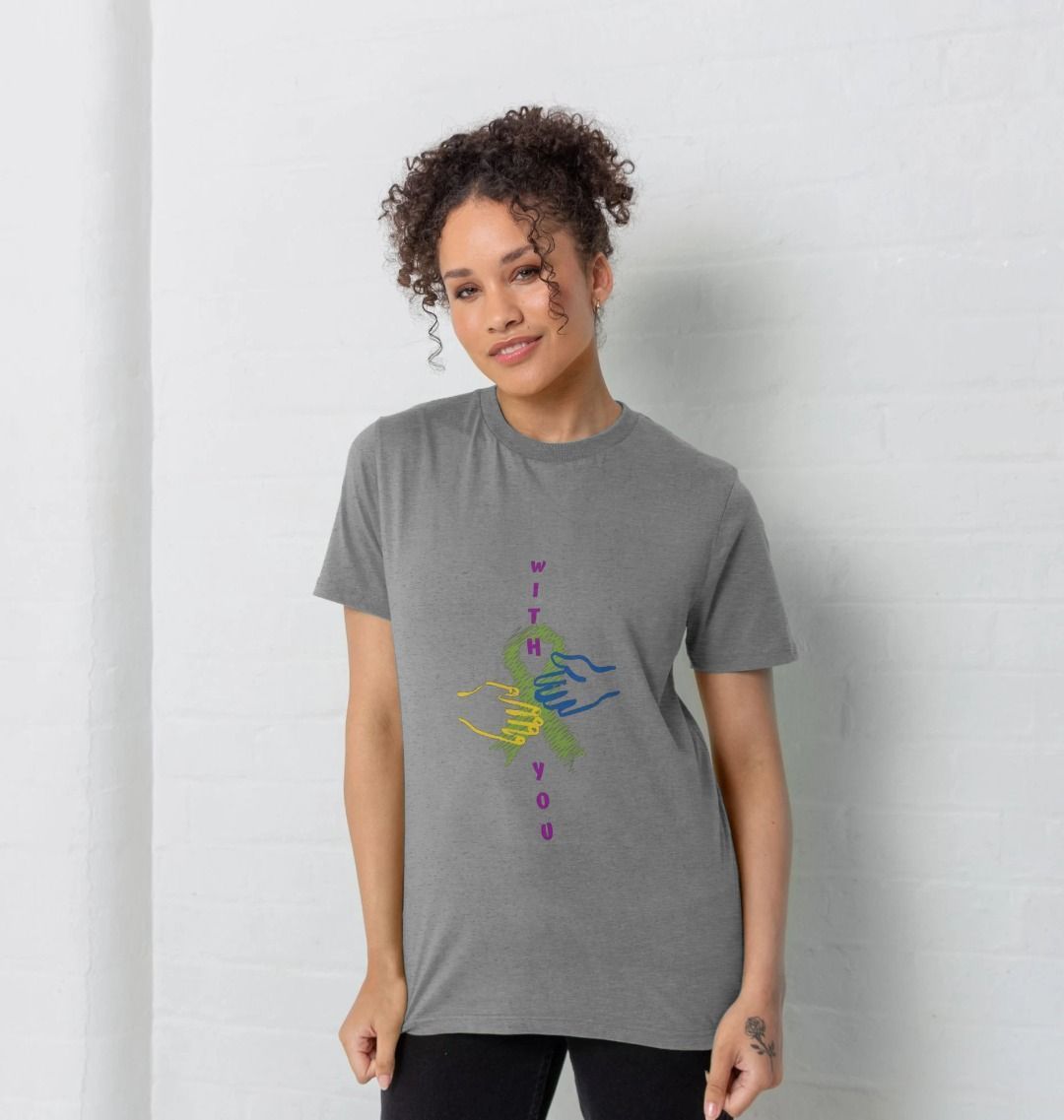 🇬🇧 With You - Unisex Organic Cotton T-Shirt