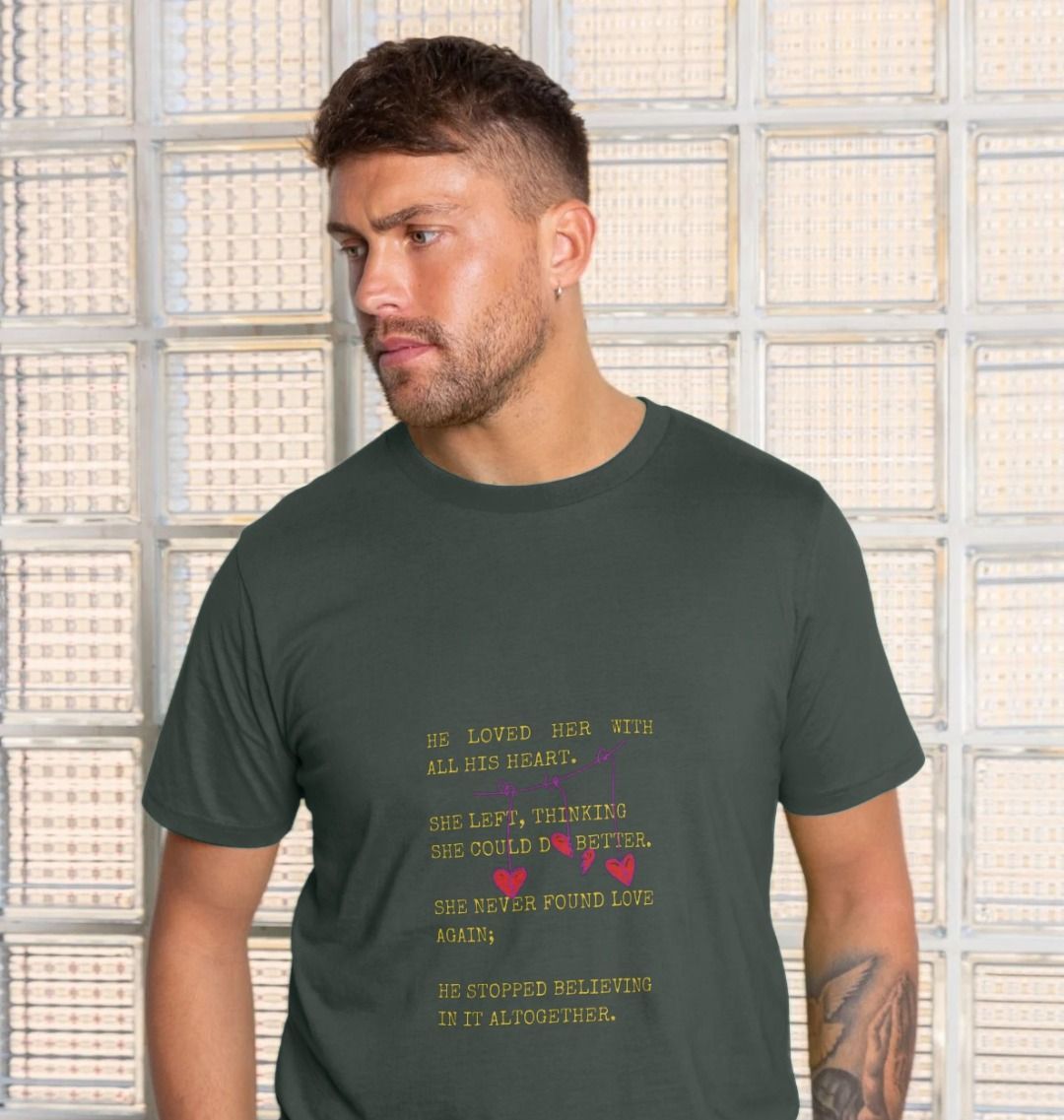 🇬🇧 Unrequited Love (Dark) - Unisex Organic Cotton T-Shirt