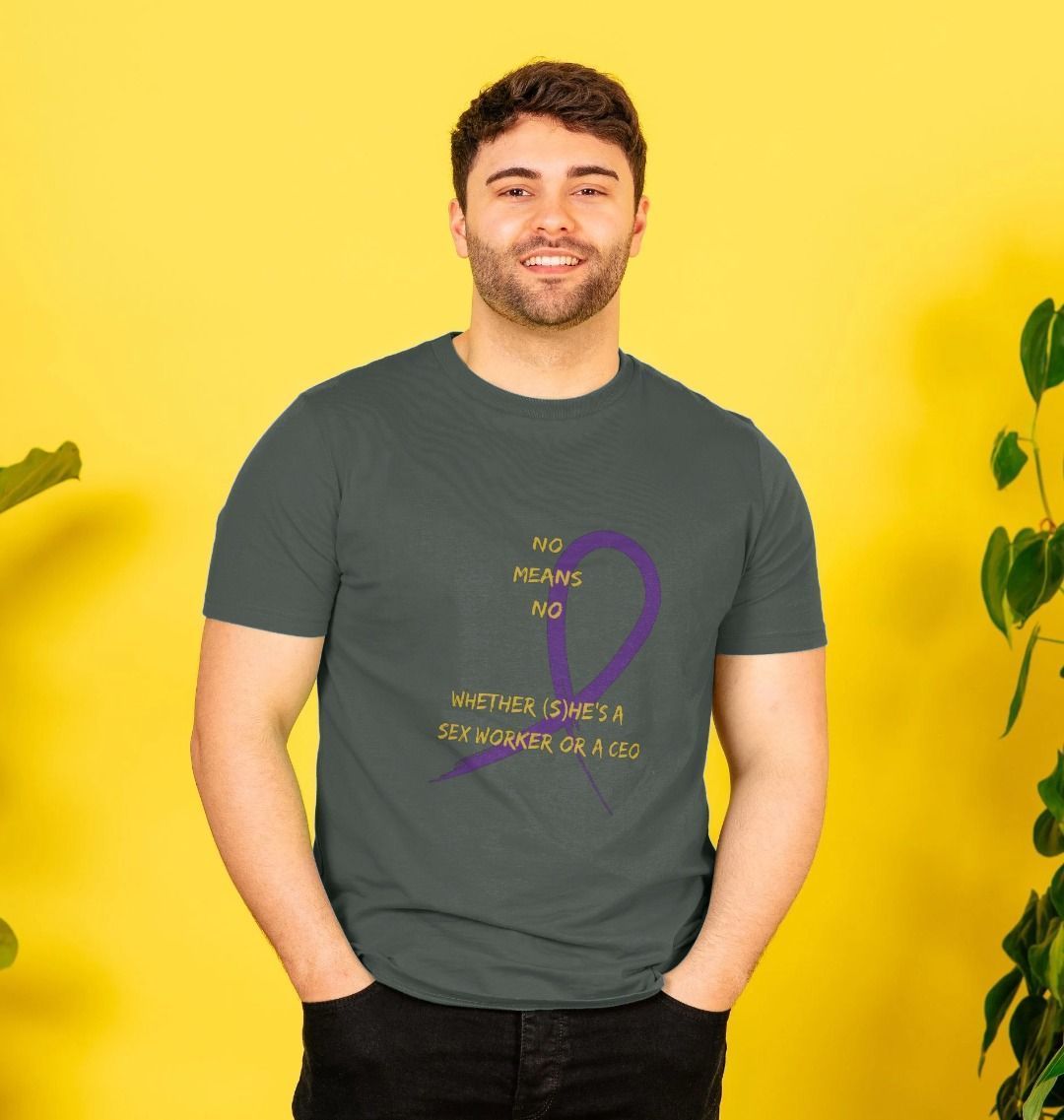 🇬🇧 No Means No - Unisex Organic Cotton T-Shirt