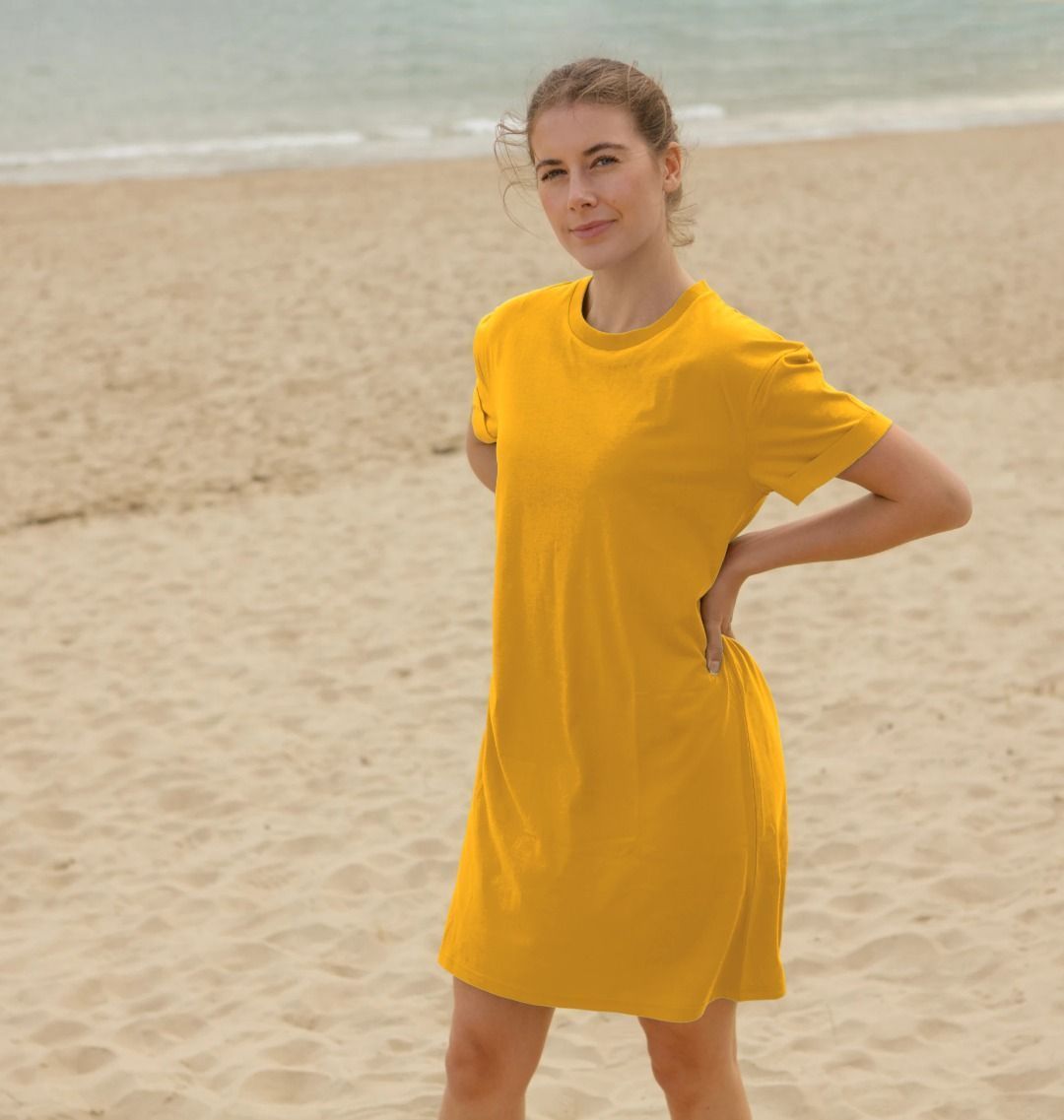 🇬🇧 Empty Canvas - Women's Organic T-shirt Dress