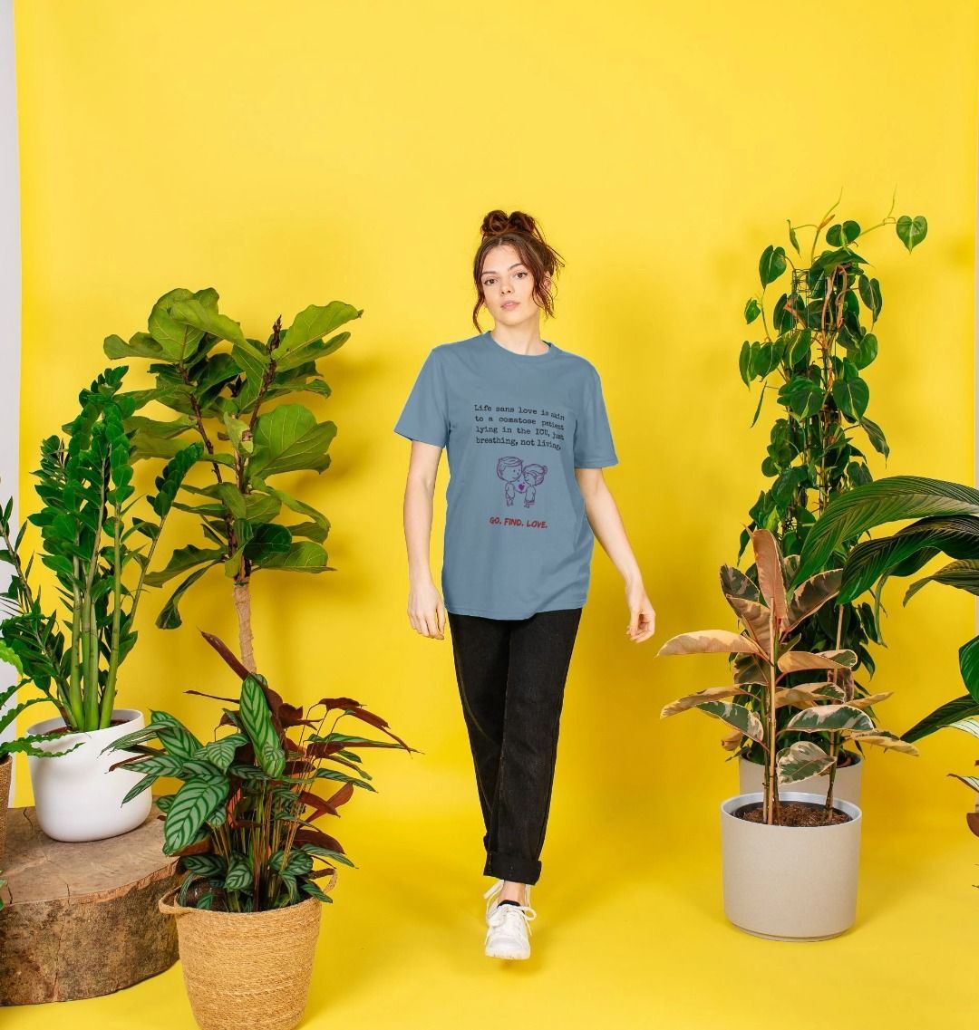 π¬π§ Go Find Love (Light) - Unisex Organic Cotton T-Shirt