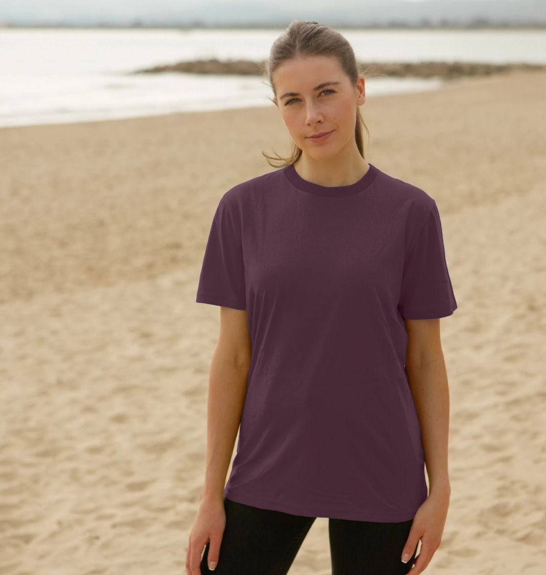 🇬🇧 Empty Canvas - Unisex Organic Cotton T-Shirt (Dark)