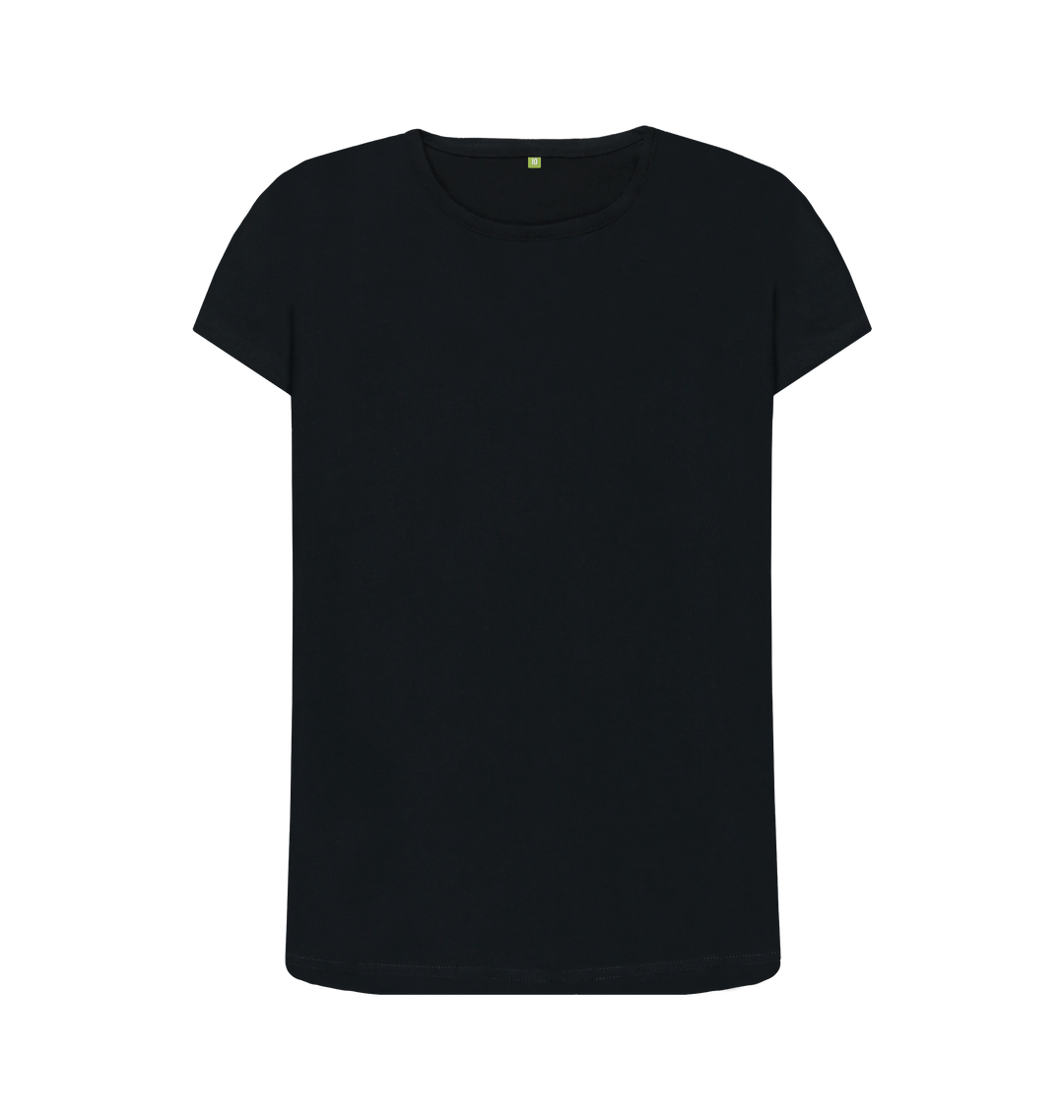 Black Printed T-shirt Front