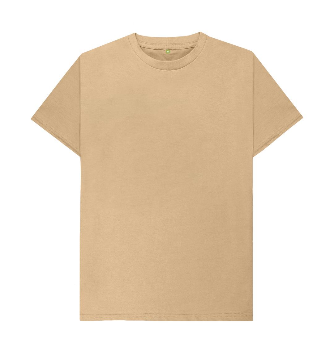 Sand \\ud83c\\uddec\\ud83c\\udde7 Empty Canvas - Unisex Organic Cotton T-Shirt (Light)