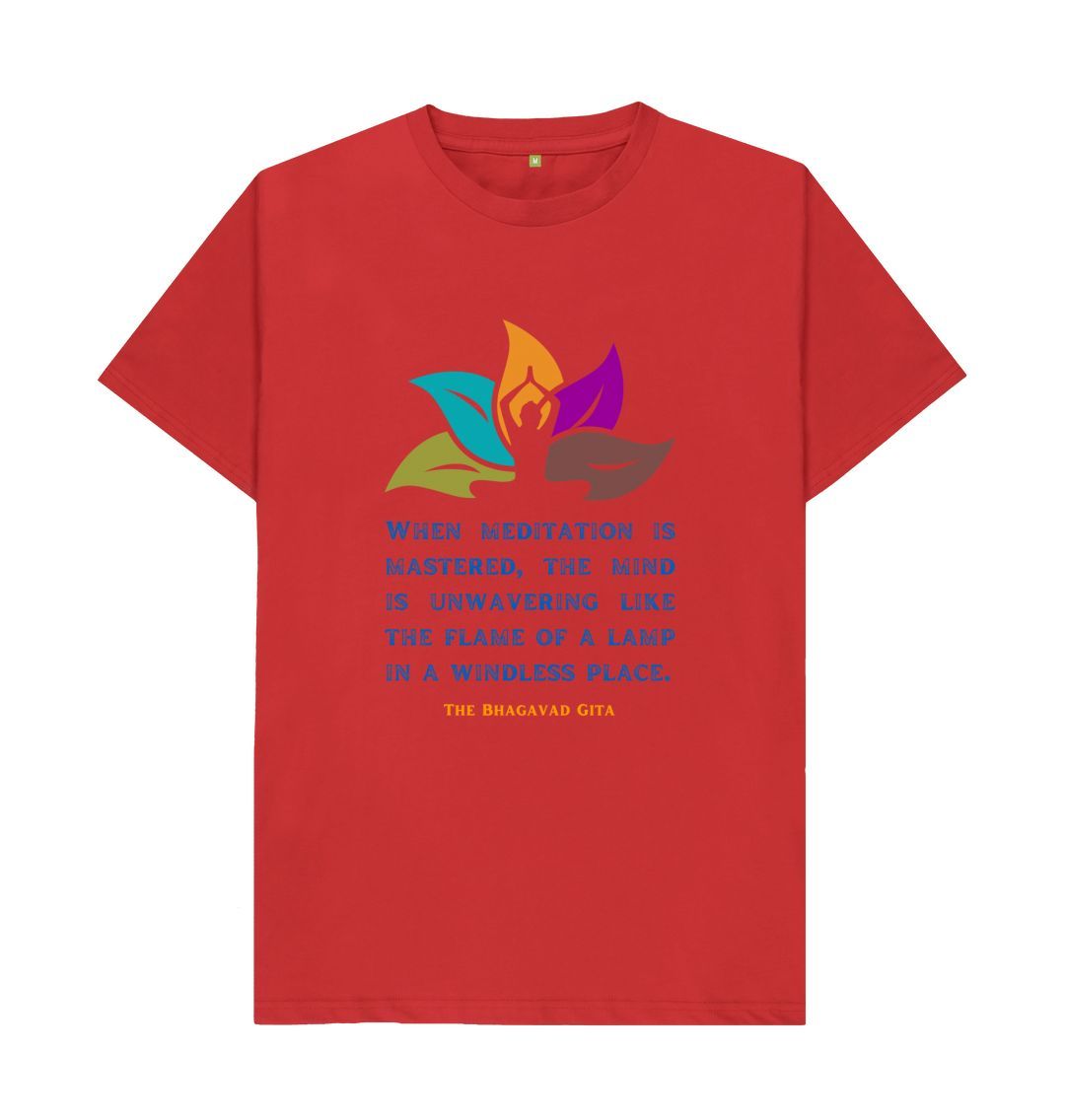 Red \\\\ud83c\\\\uddec\\\\ud83c\\\\udde7 Meditation: The Ultimate Mind Medicine (Light) - Unisex Organic Cotton T-Shirt