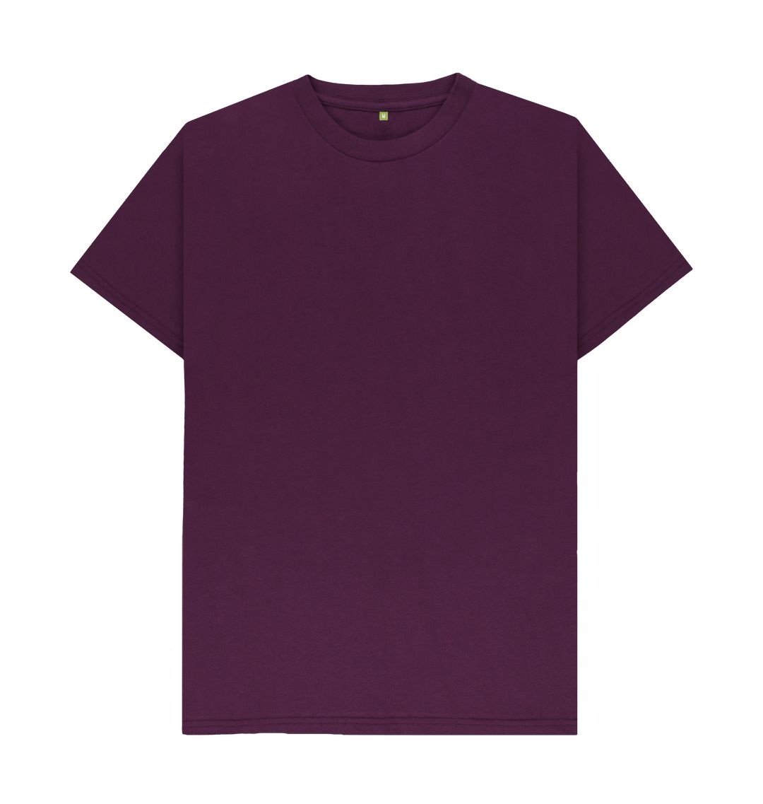 Purple \\\\ud83c\\\\uddec\\\\ud83c\\\\udde7 Empty Canvas - Unisex Organic Cotton T-Shirt (Dark)