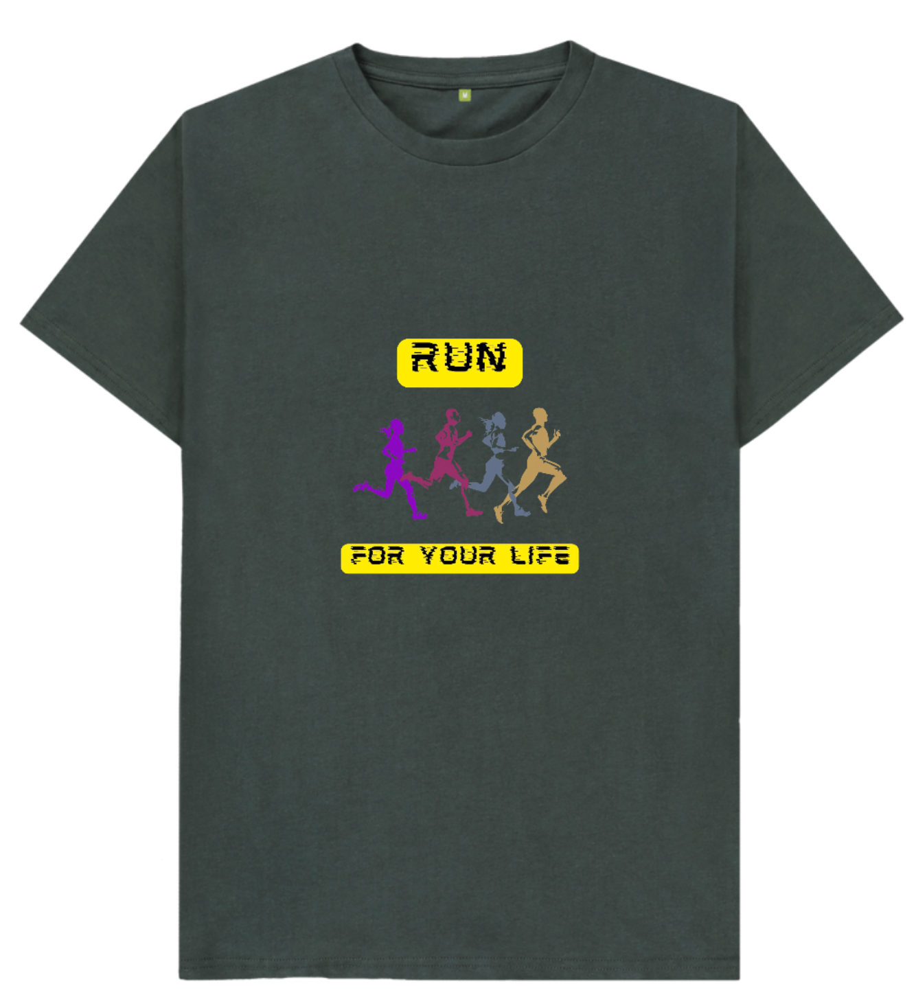 🇬🇧 Run For Your Life - Unisex Organic Cotton T-Shirt