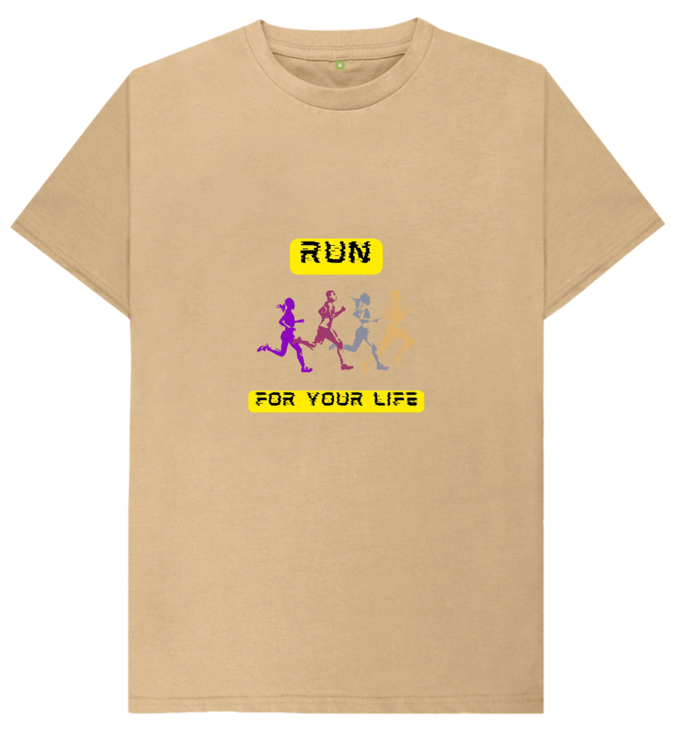 🇬🇧 Run For Your Life - Unisex Organic Cotton T-Shirt