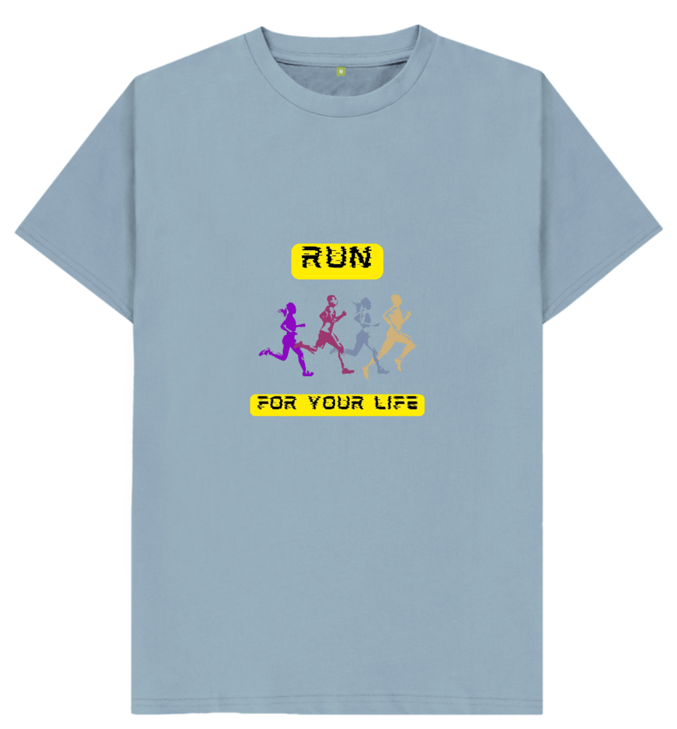 🇬🇧 Run For Your Life - Unisex Organic Cotton T-Shirt