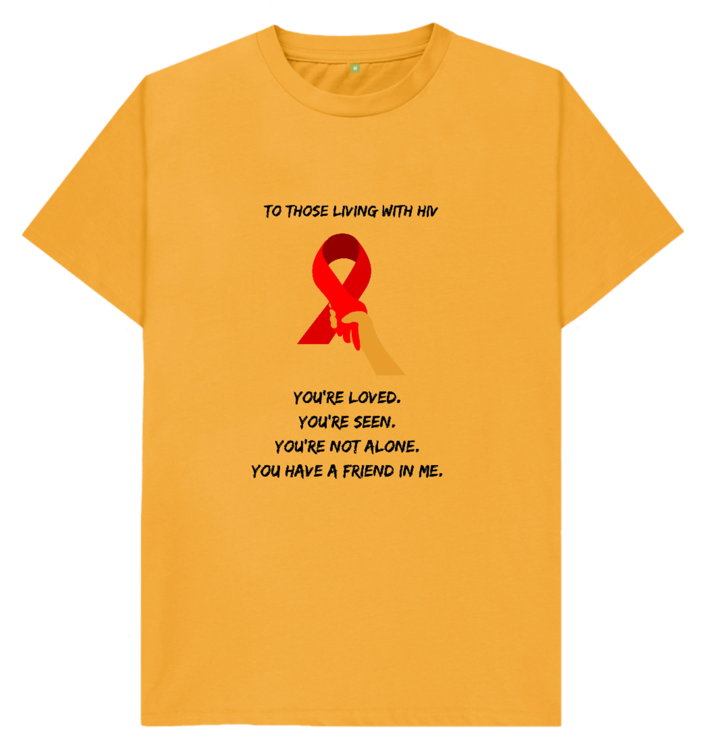 🇬🇧 HIV Outreach (Light) - Unisex Organic Cotton T-Shirt