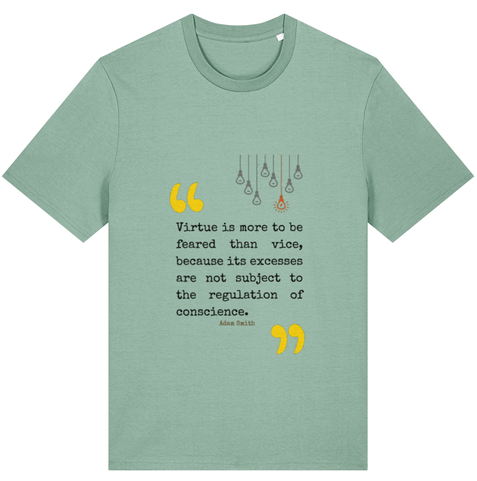Organic Cotton Virtue Is More To Be Feared Than Vice - Unisex Tee