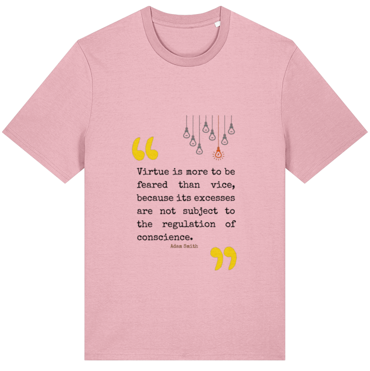 Organic Cotton Virtue Is More To Be Feared Than Vice - Unisex Tee