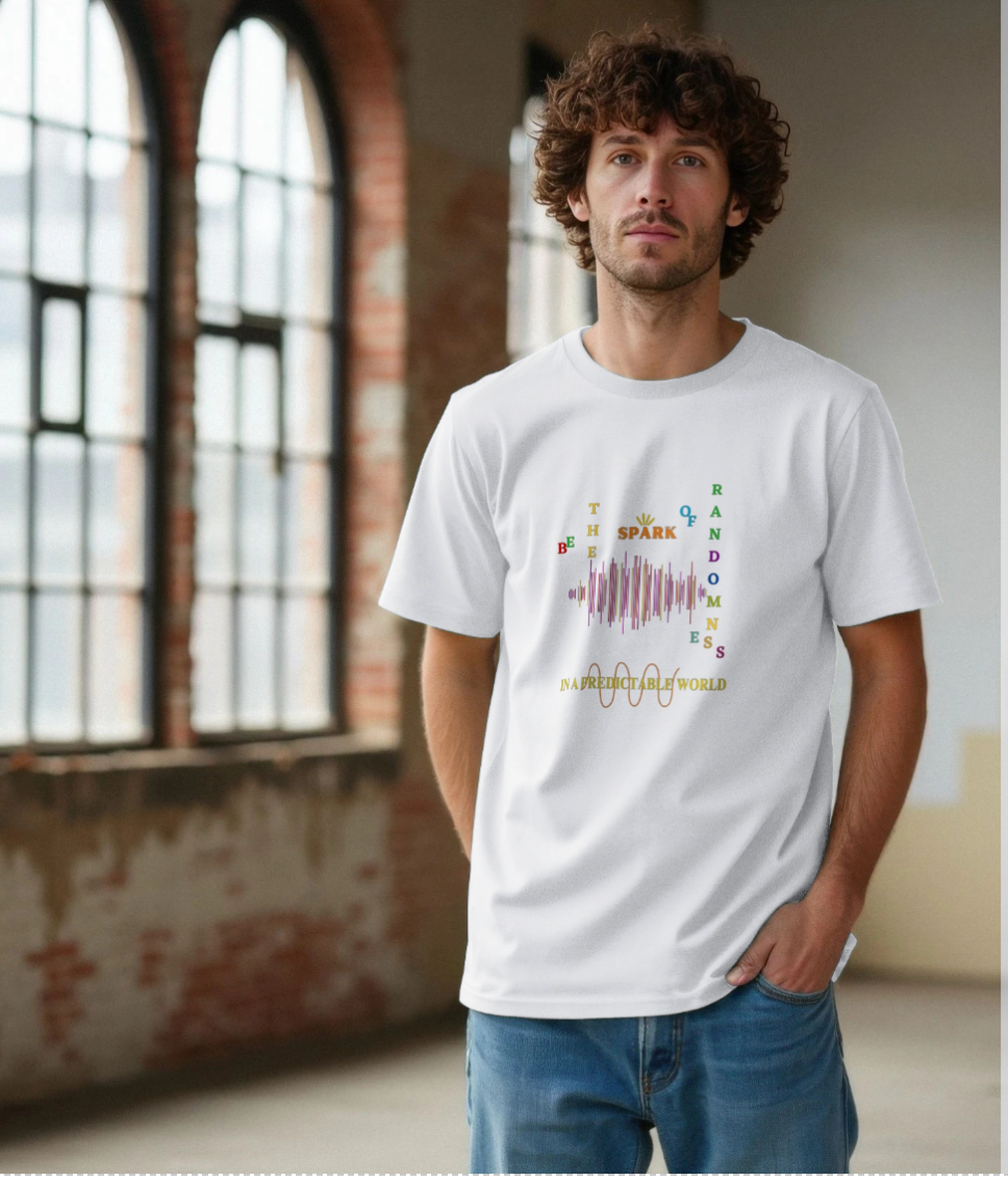 Organic Cotton Be The Spark Of Randomness In An Unpredictable World - Unisex Tee