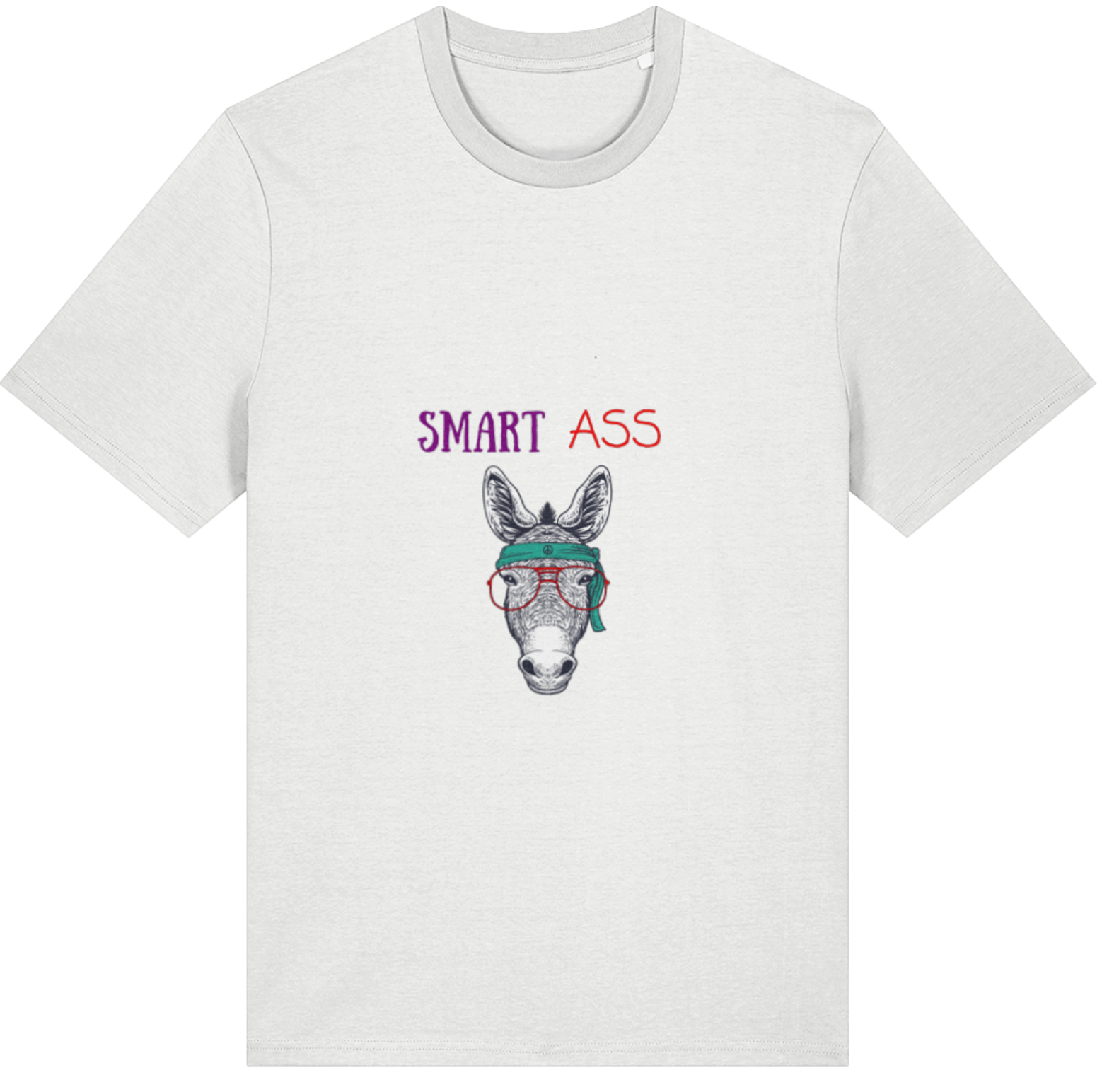 Organic Cotton Funny Smart Ass - Unisex Tee