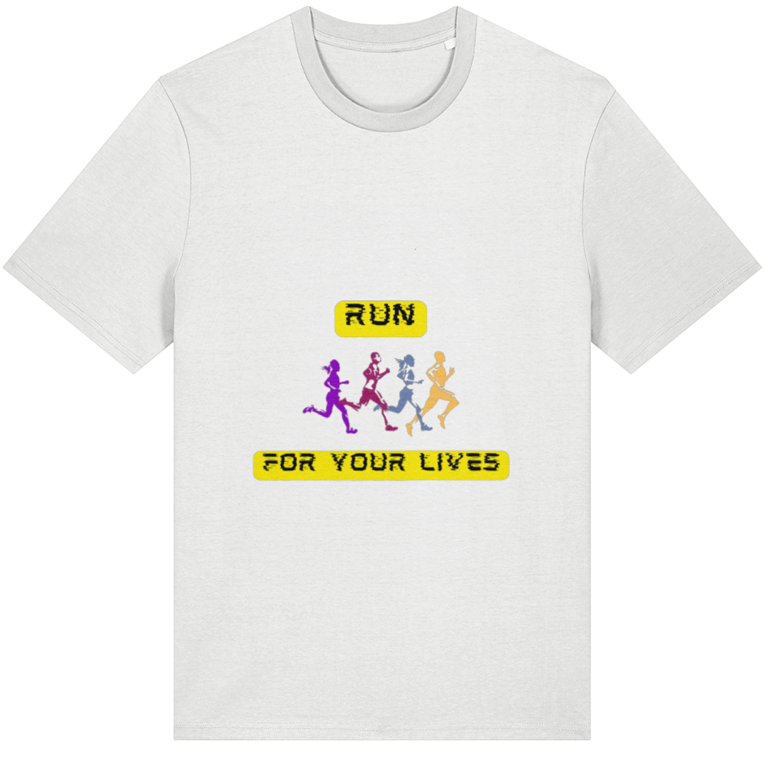 Organic Cotton Run For Your Lives - Unisex Tee