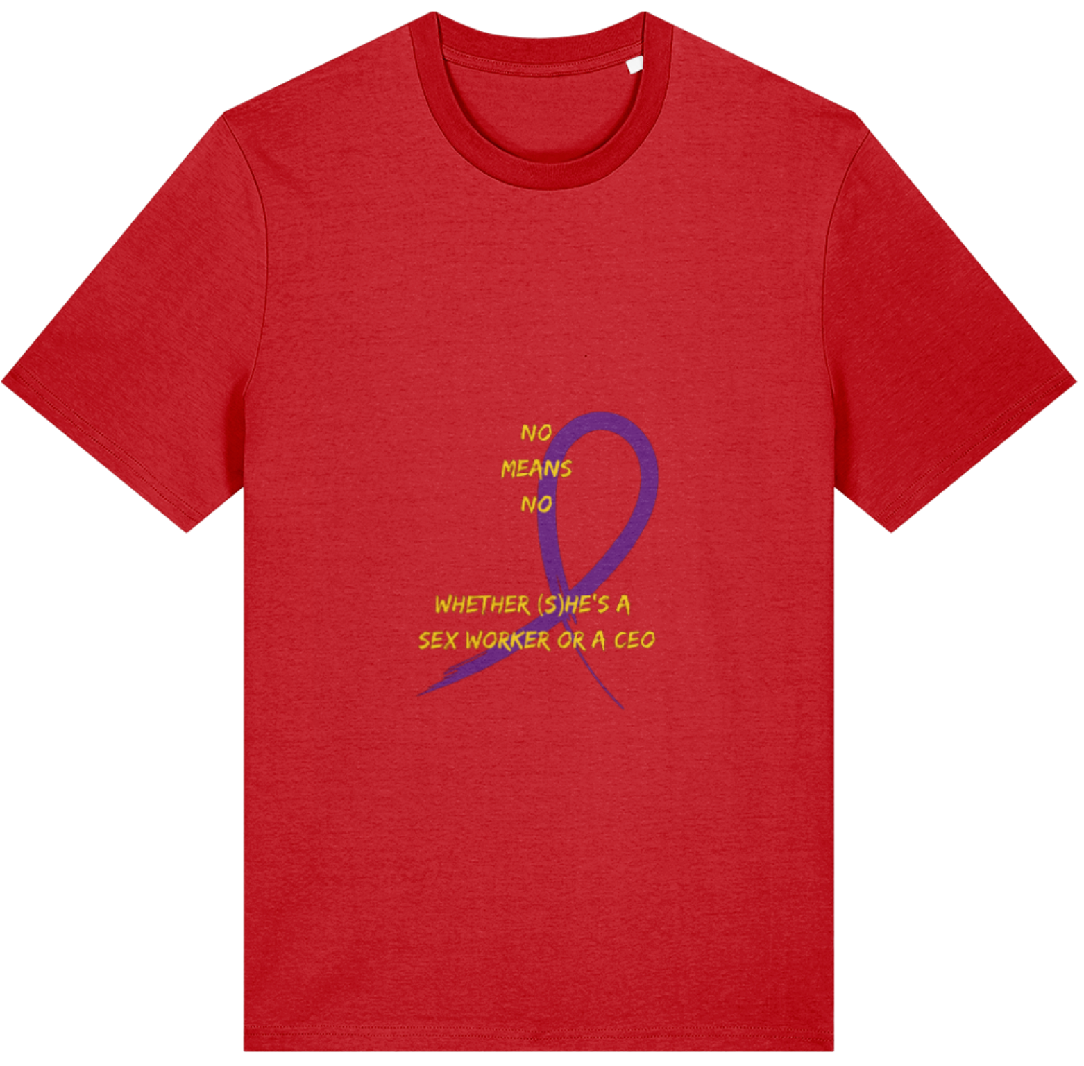 Organic Cotton No Means No - Unisex Tee