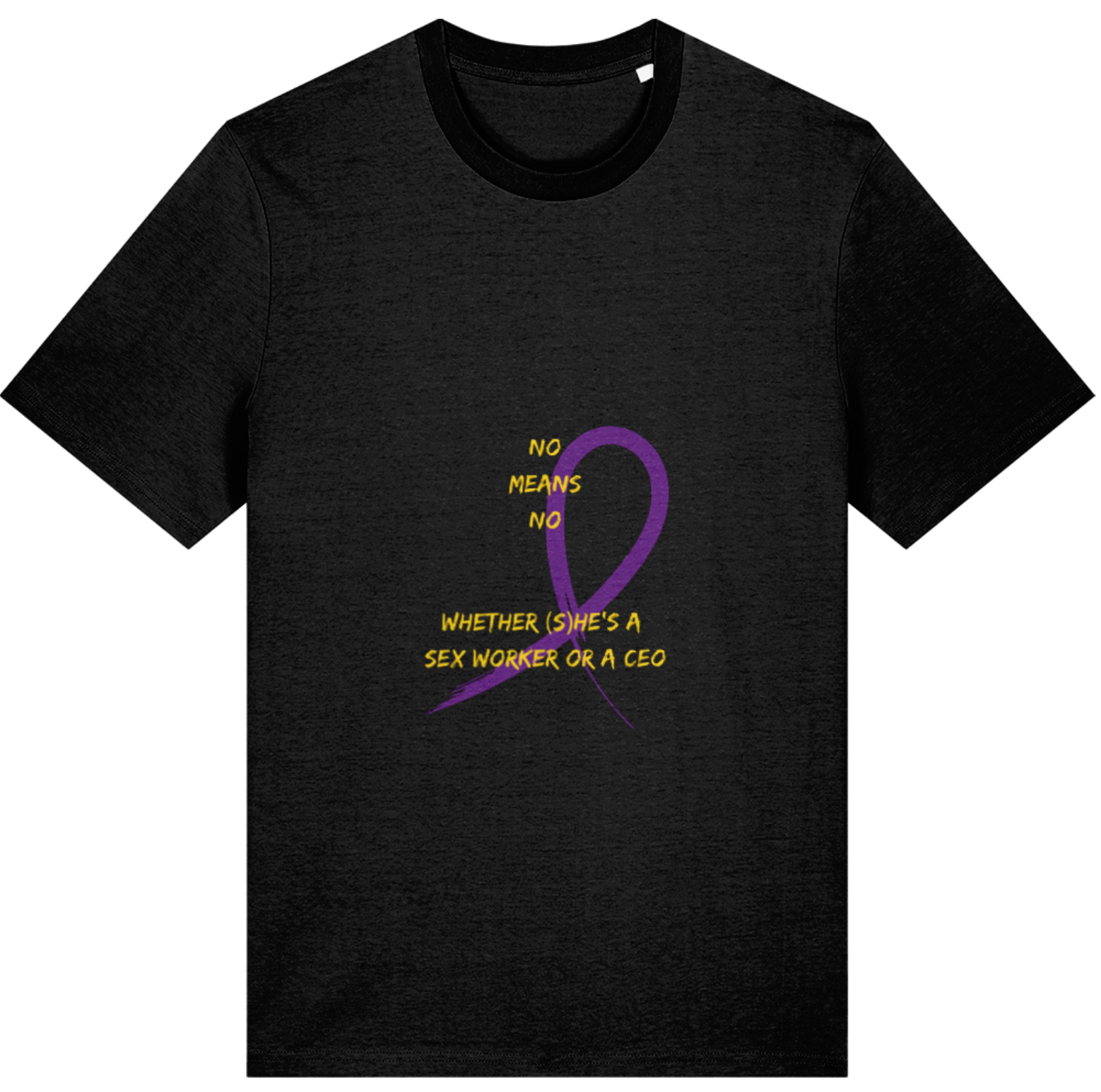 Organic Cotton No Means No - Unisex Tee