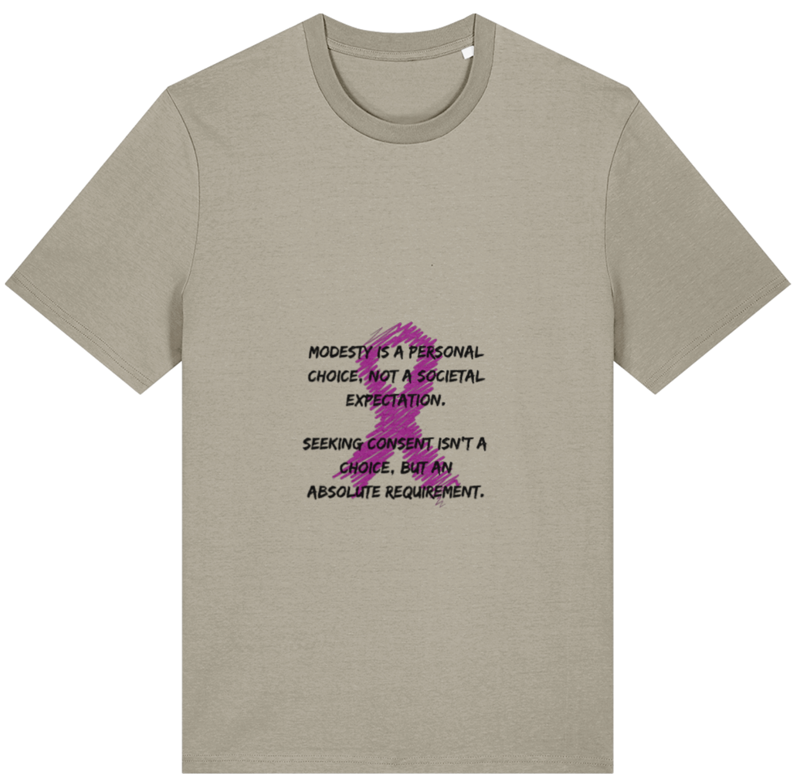 Organic Cotton Consent Feminism - Unisex Tee