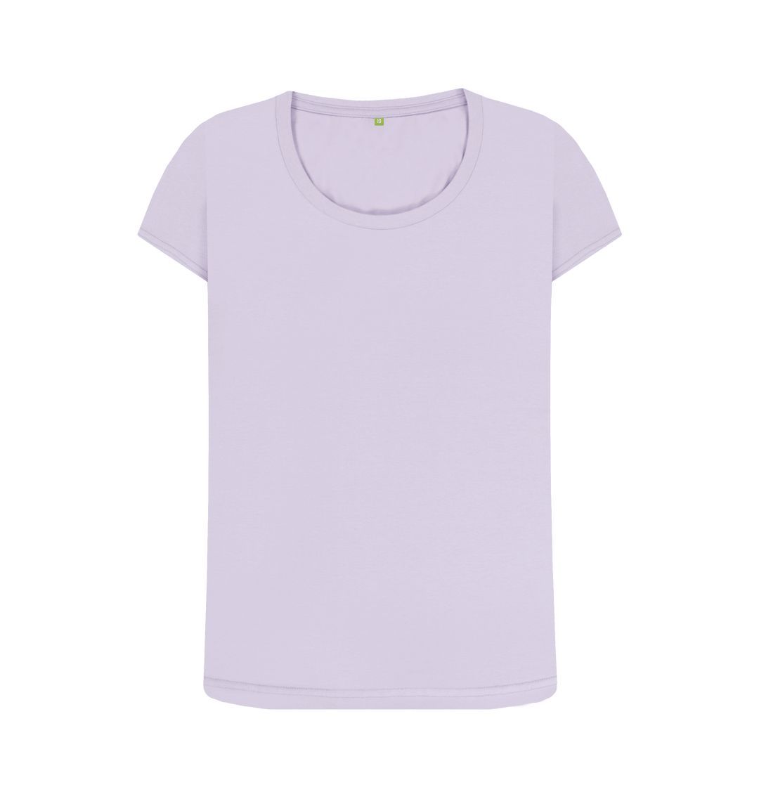 Violet \\\\\\\\ud83c\\\\\\\\uddec\\\\\\\\ud83c\\\\\\\\udde7 Empty Canvas - Women's Organic Scoop Neck T-shirt (Light)