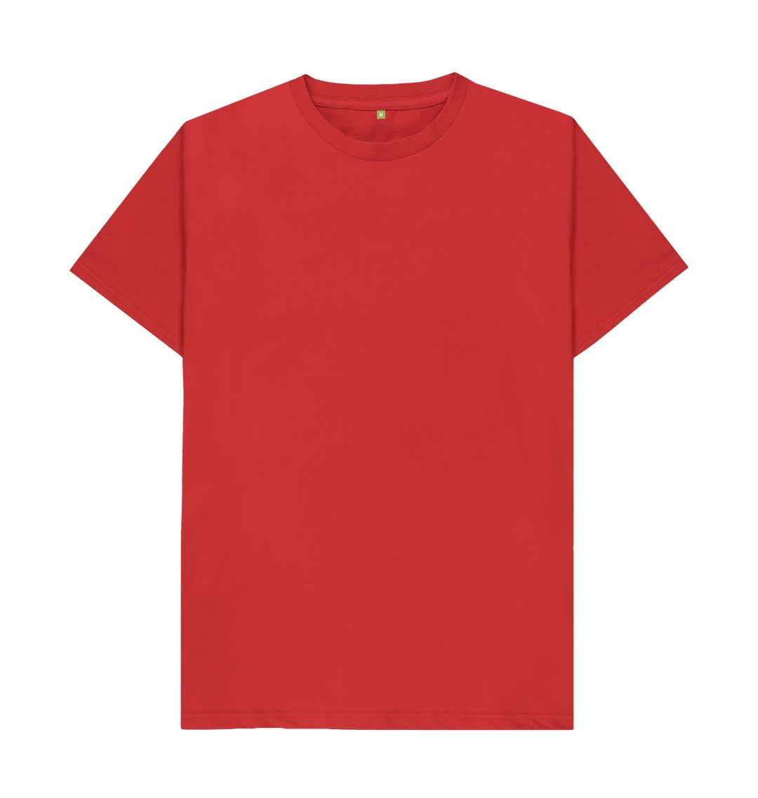 Red \\\\ud83c\\\\uddec\\\\ud83c\\\\udde7 Empty Canvas - Unisex Organic Cotton T-Shirt (Dark)