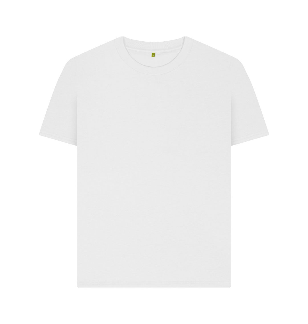 White \\ud83c\\uddec\\ud83c\\udde7 Empty Canvas - Women's Organic Cotton T-Shirt