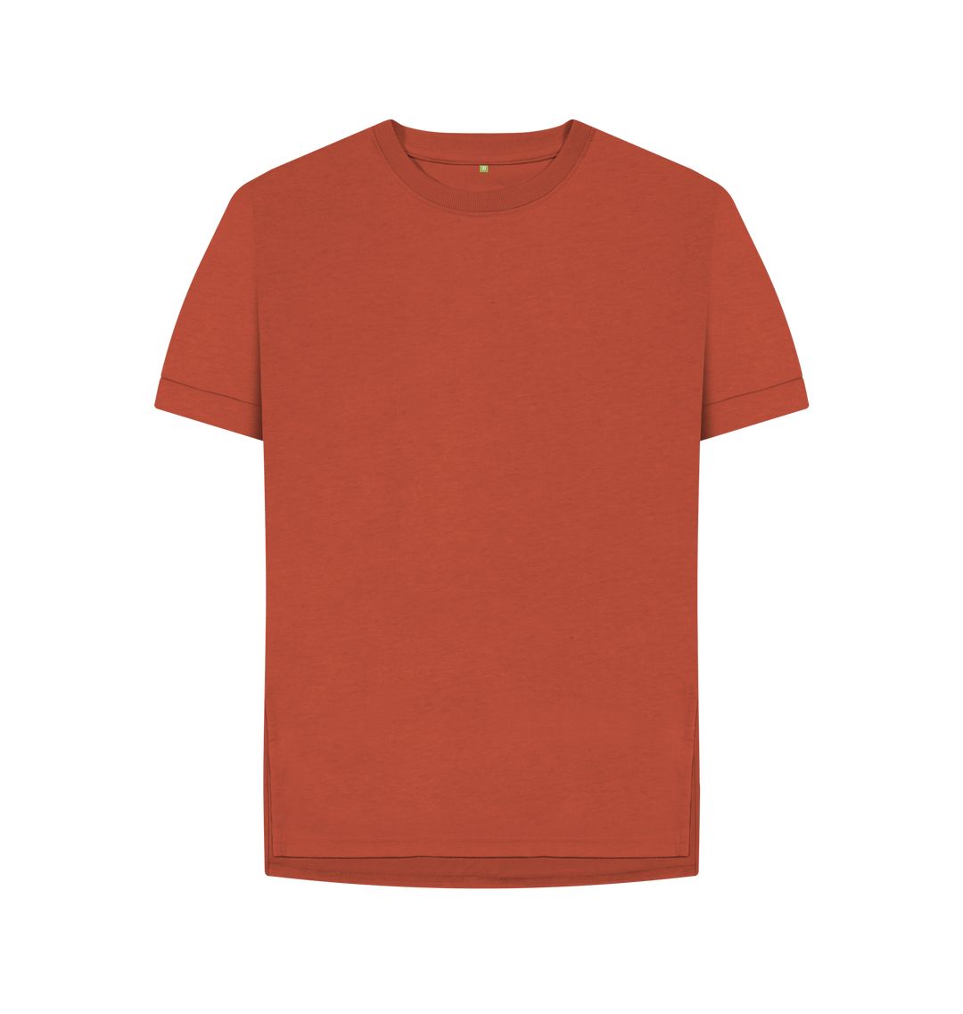 Rust \\ud83c\\uddec\\ud83c\\udde7 Empty Canvas - Women's Organic Relaxed Fit Tee