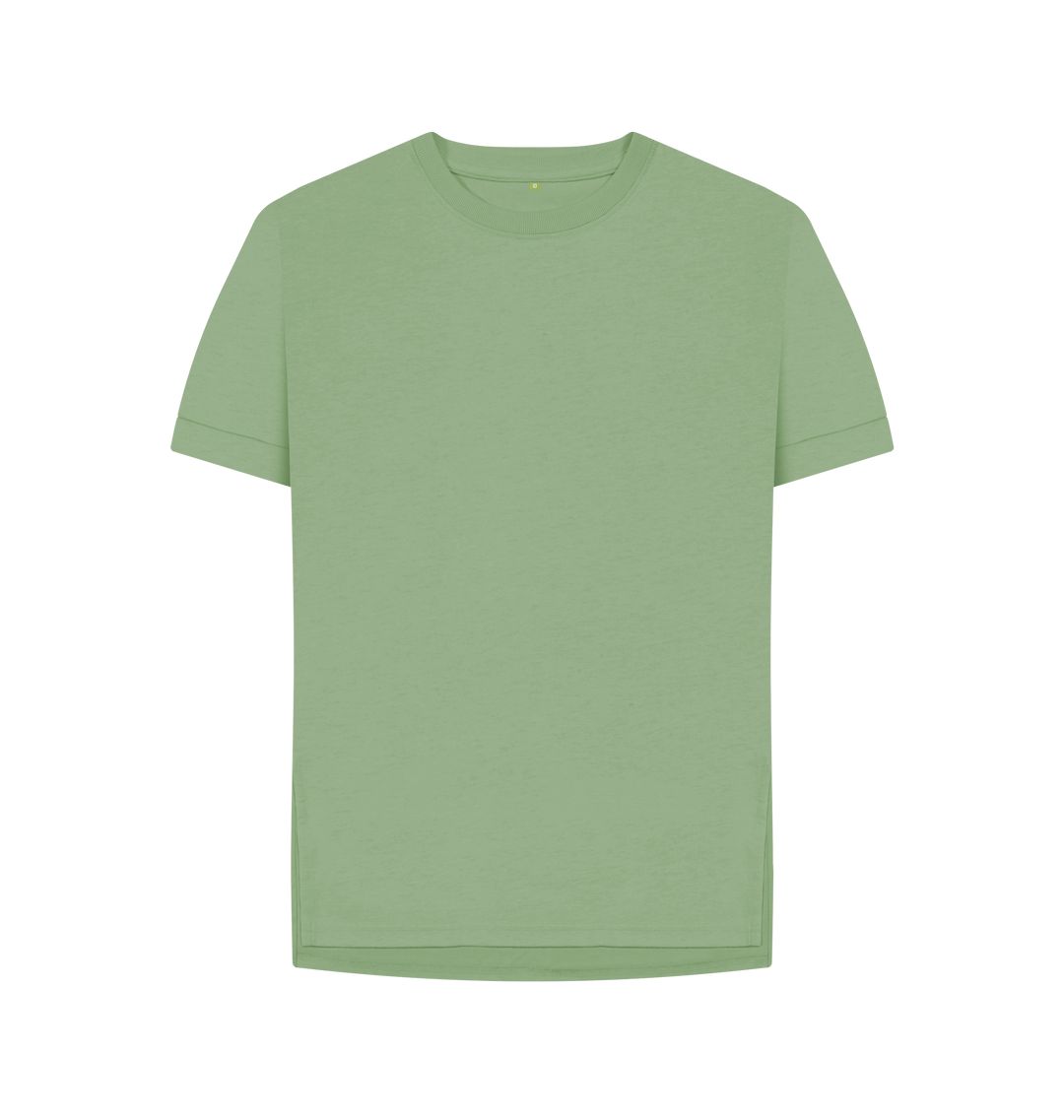 Sage \\ud83c\\uddec\\ud83c\\udde7 Empty Canvas - Women's Organic Relaxed Fit Tee