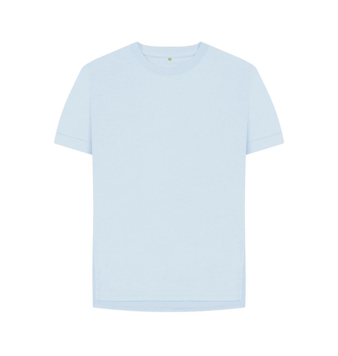 Sky Blue \\ud83c\\uddec\\ud83c\\udde7 Empty Canvas - Women's Organic Relaxed Fit Tee