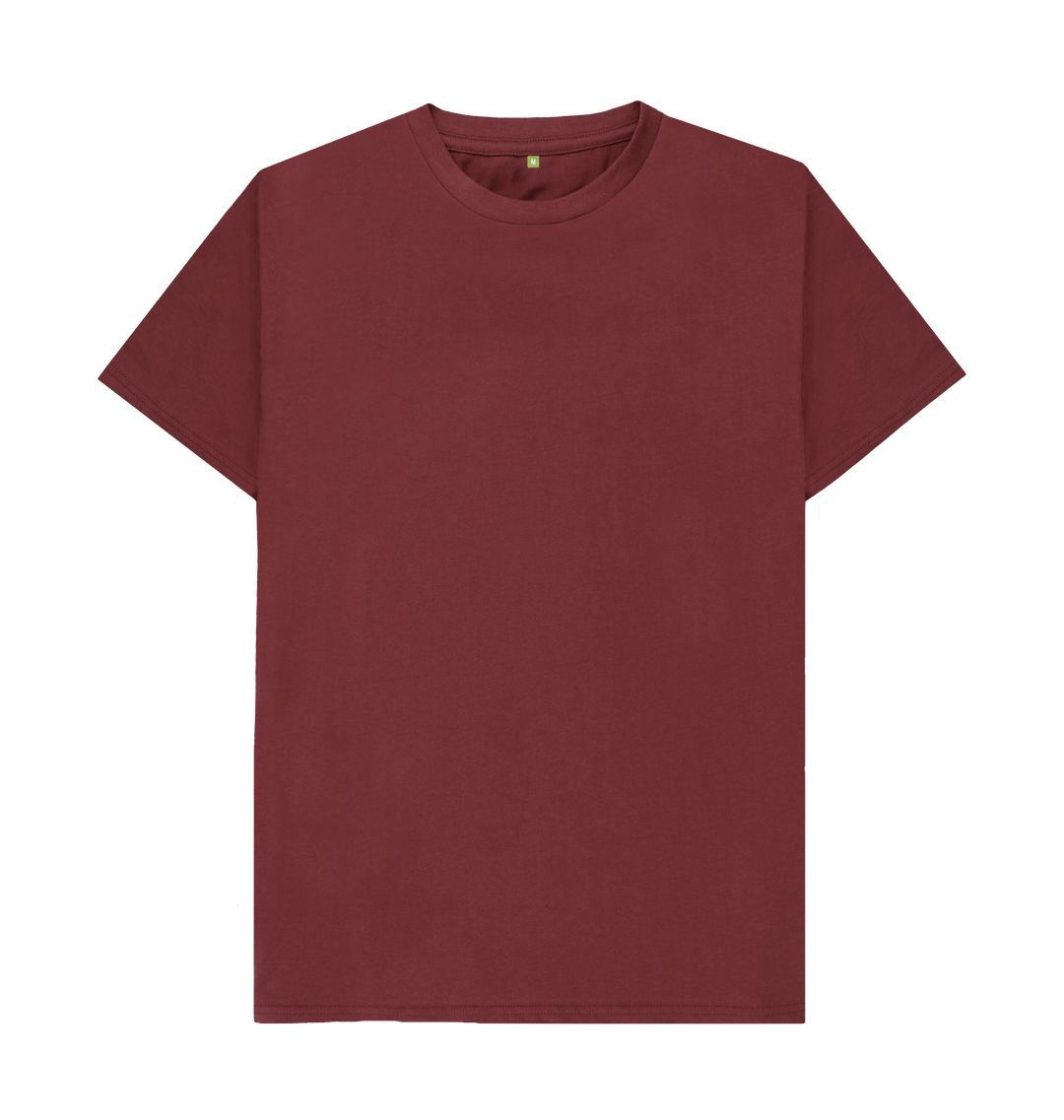 Red Wine \\\\ud83c\\\\uddec\\\\ud83c\\\\udde7 Empty Canvas - Unisex Organic Cotton T-Shirt (Dark)