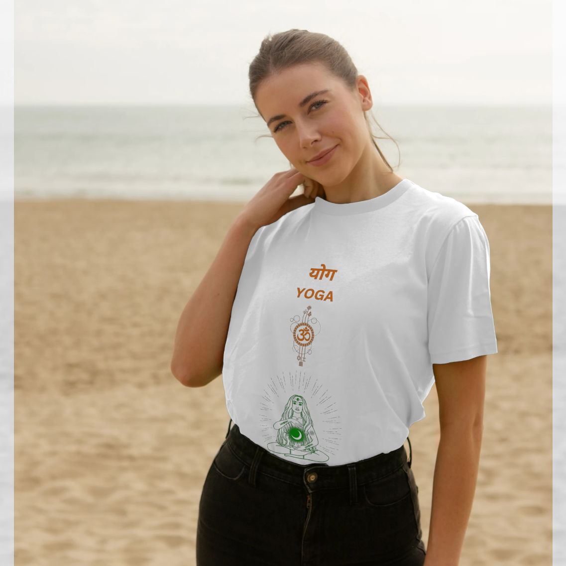 🇬🇧 Yoga Om - Unisex Organic Cotton T-Shirt