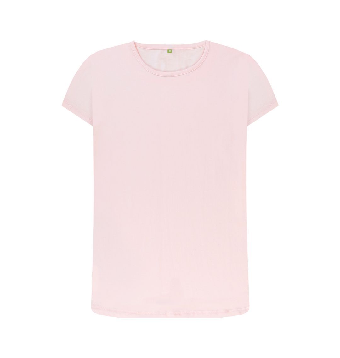 Pink \ud83c\uddec\ud83c\udde7 Empty Canvas - Women's Organic Crew Neck T-shirt (Light)