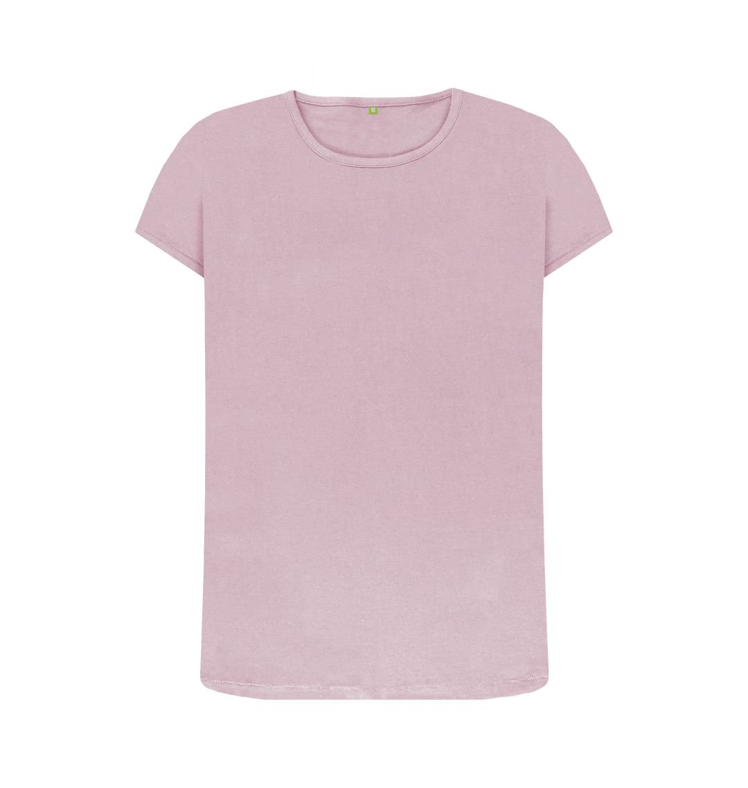 Mauve \ud83c\uddec\ud83c\udde7 Empty Canvas - Women's Organic Crew Neck T-shirt (Light)