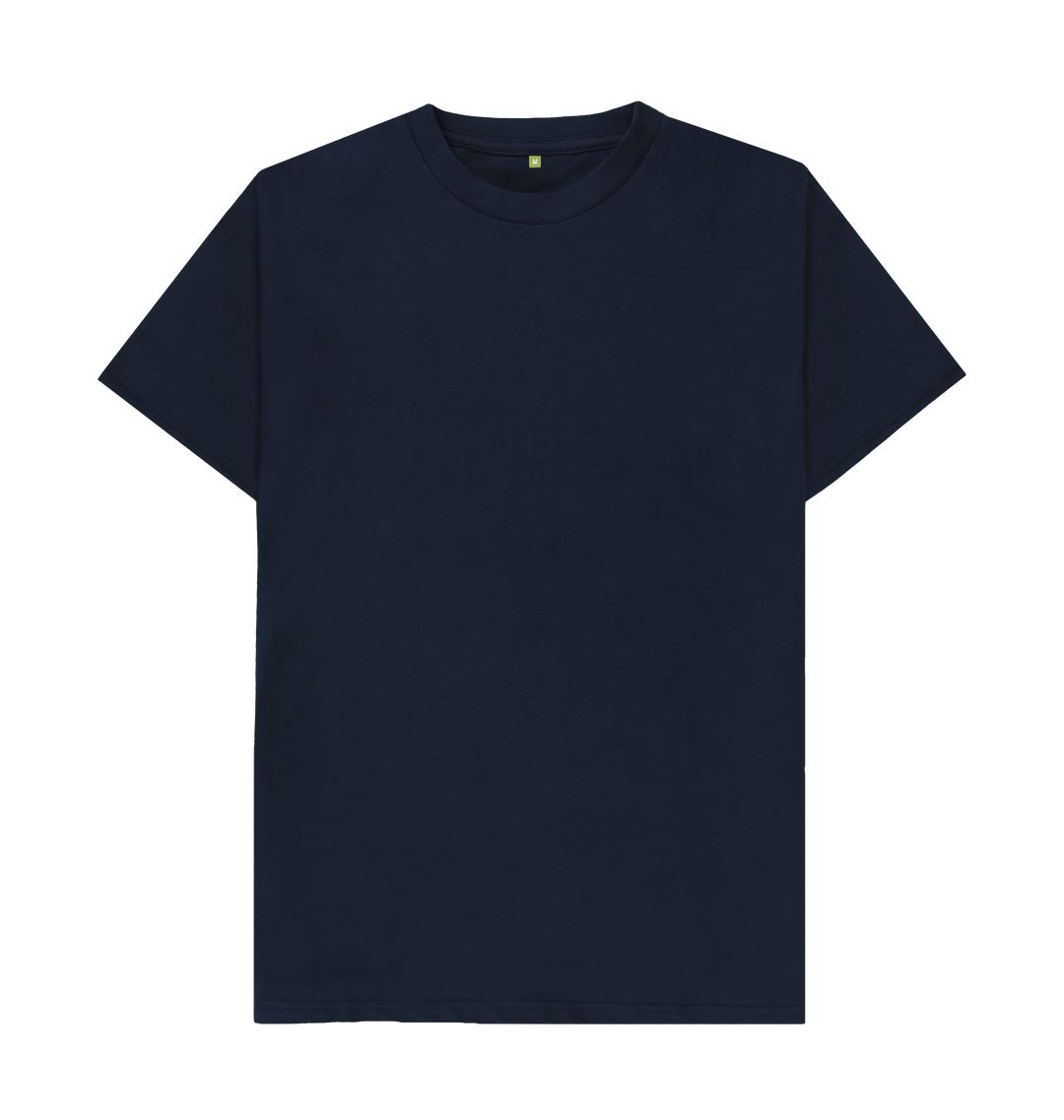 Navy Blue \\\\ud83c\\\\uddec\\\\ud83c\\\\udde7 Empty Canvas - Unisex Organic Cotton T-Shirt (Dark)