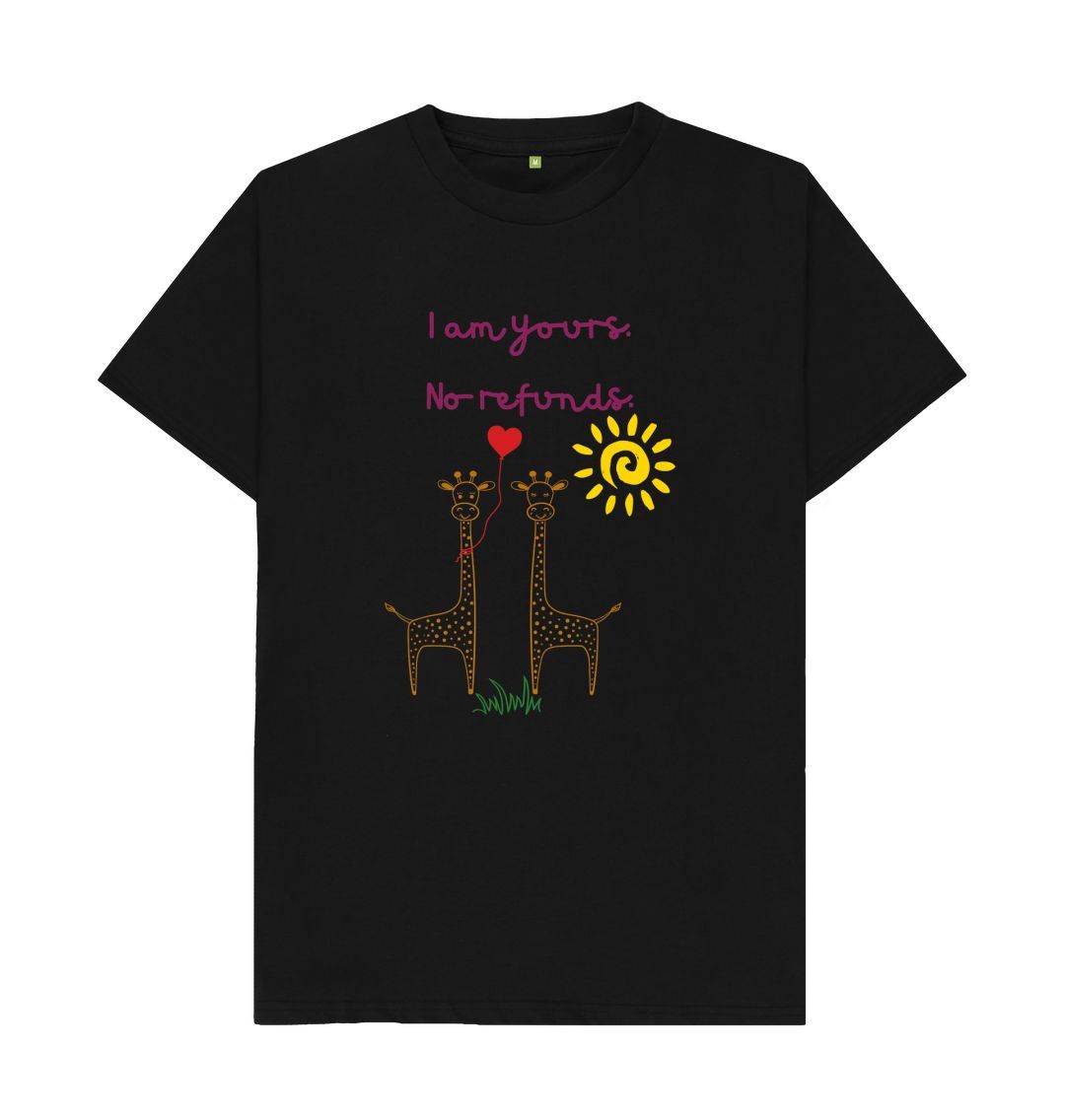 Black \\\\ud83c\\\\uddec\\\\ud83c\\\\udde7 I Am Yours No Refunds - Unisex Organic Cotton T-Shirt