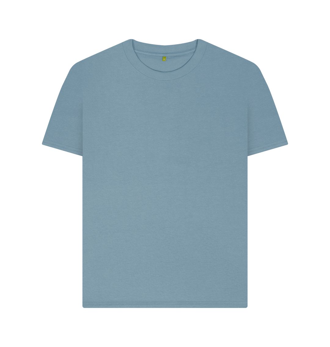 Stone Blue \\ud83c\\uddec\\ud83c\\udde7 Empty Canvas - Women's Organic Cotton T-Shirt