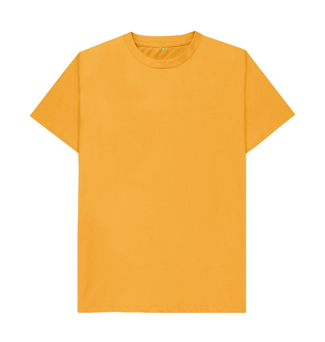 Mustard \ud83c\uddec\ud83c\udde7 Empty Canvas - Unisex Organic Cotton T-Shirt (Light)