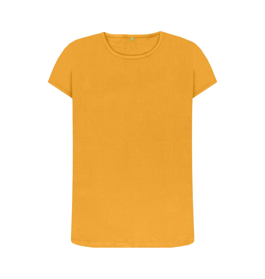 Mustard \\ud83c\\uddec\\ud83c\\udde7 Empty Canvas - Women's Organic Crew Neck T-shirt (Light)