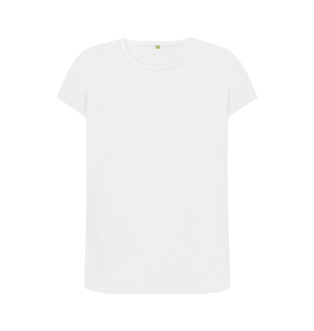 White Printed T-shirt Front